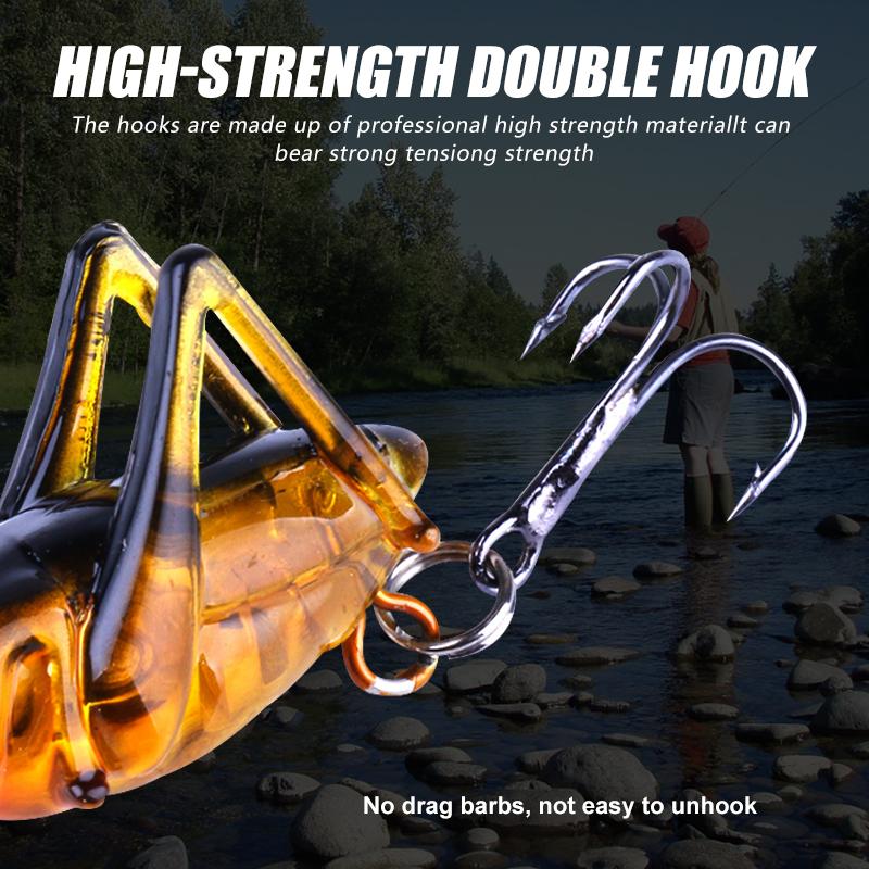 Ноживка для ночной рыбалки, реалистичная саранча из пластика 1 шт