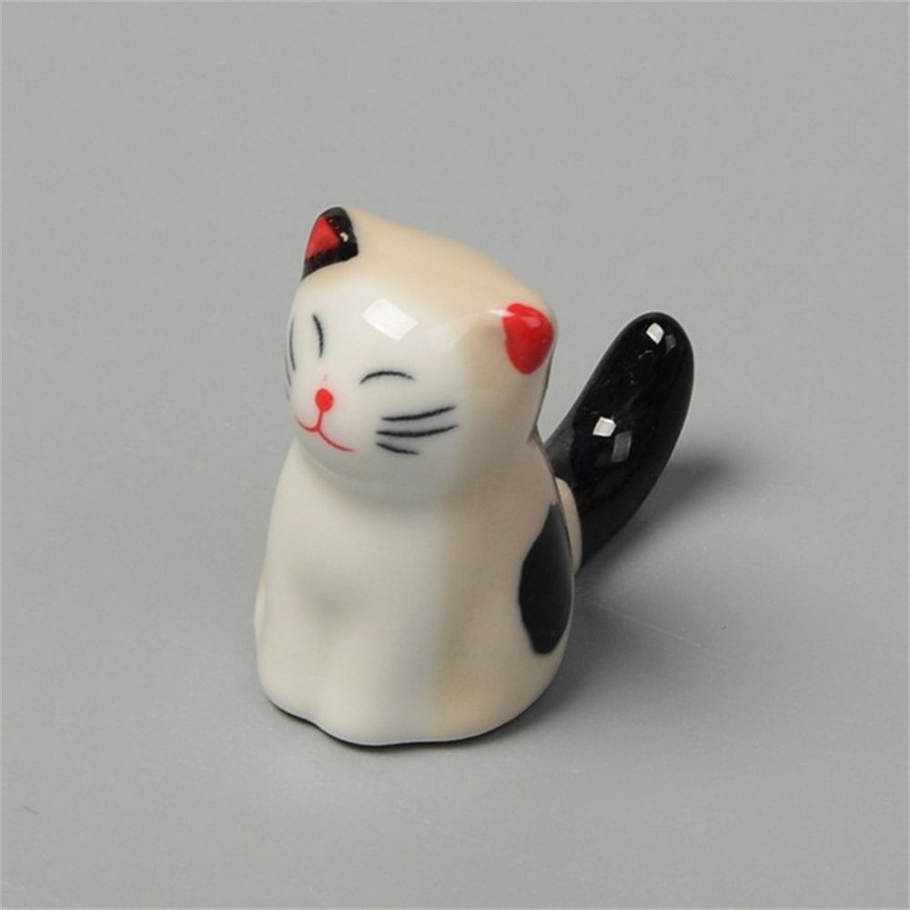 Storage Luck Japan Home Hotel Cutlery Stand Lucky Cat Japanese Chopsticks Holder Ceramic