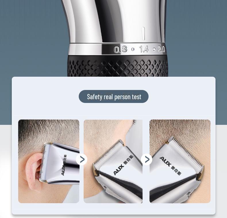 Аккумуляторная электрическая машинка для стрижки волос Oaks: Бритва для самостоятельного бритья в домашних условиях