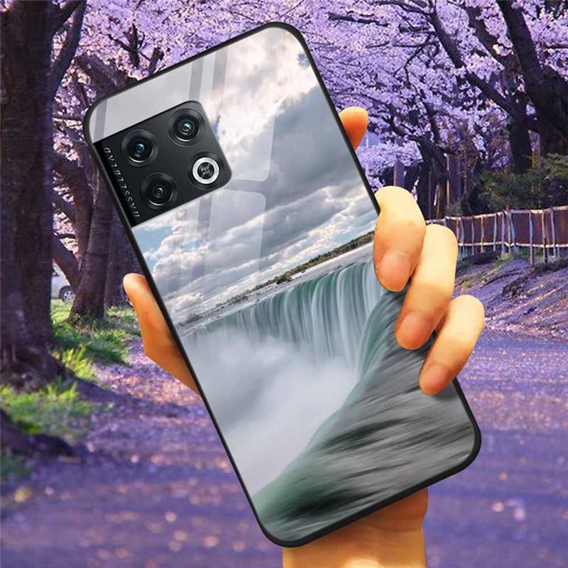 For OnePlus 10 Pro 5G Case 6.7'' Tempered Glass Starry Marble Hard Back Cover for One Plus 10Pro Funda Capa Oneplus10pro Coque