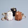 Hand-Carved Bear Keychain Pendant - Brown/Polar Bear Ornament & Birthday Gift