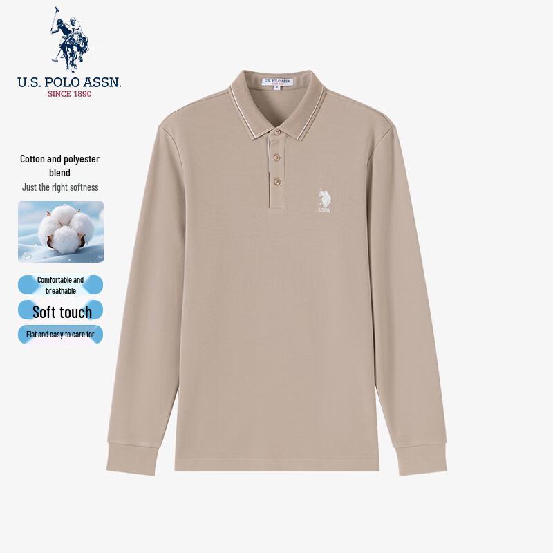 U.S. Polo Assn. Мужская рубашка поло с длинным рукавом