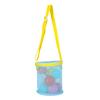 Beach Mesh Bag Toys Clothes Storage Organizer with Shoulder Strap Zipper