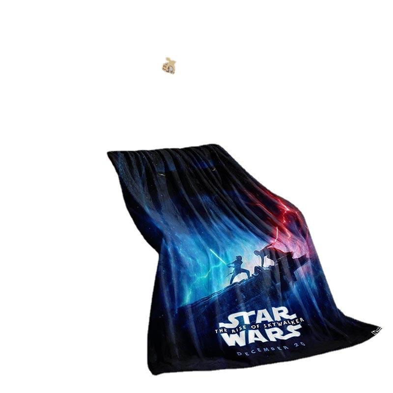 Плед из двухсторонней фланели с 3D цифровой печатью