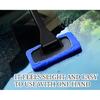 6PCS Windshield Cleaning Tool Car Window Cleaner With 5 Reusable And Washable Microfiber Pads And Extendable Handle Auto Ide Glass Wiper Kit Green