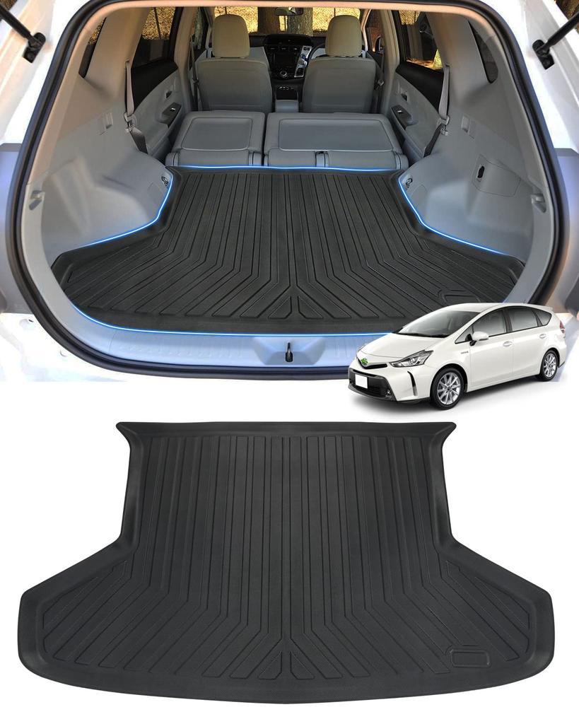 Mixsuper Prius Alpha 40 Серия 3D Коврик в багажник 3D Автомобильный коврик для Prius Alpha Коврик в багажник для Prius Alpha ZVW41 Серии Антибактериальный TPE Легкий 1 шт.