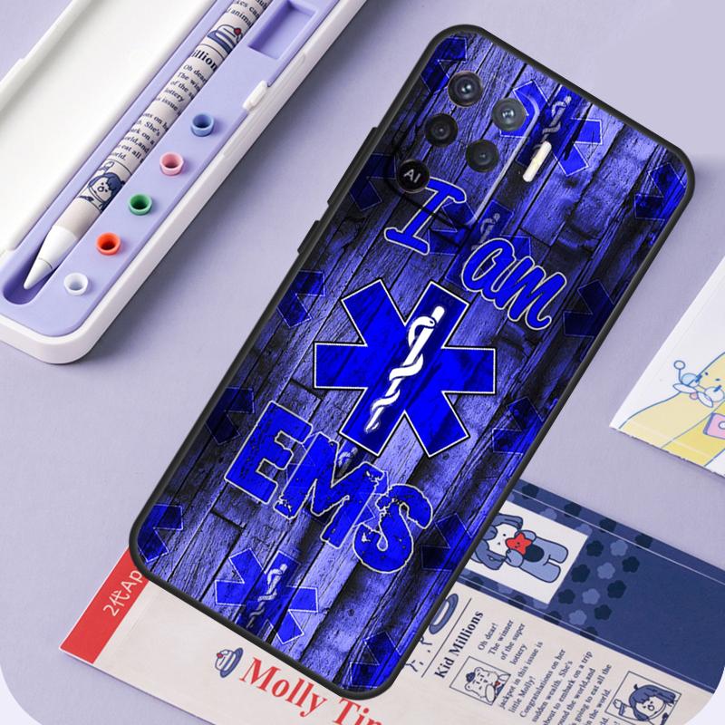 EMT EMS Medical Rescue For Oppo A60 A80 A40 A94 A74 A54 A15 A18 A38 A58 A78 A98 A16 A76 A96 A57 A17 A77 A5 Pro Case