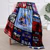 Life Is Full Of Football Shawl Blanket Personalized Name Option Soft Comfortable Stylish For Bedroom Bed Sofa Office Camping Warming Perfect Gift For