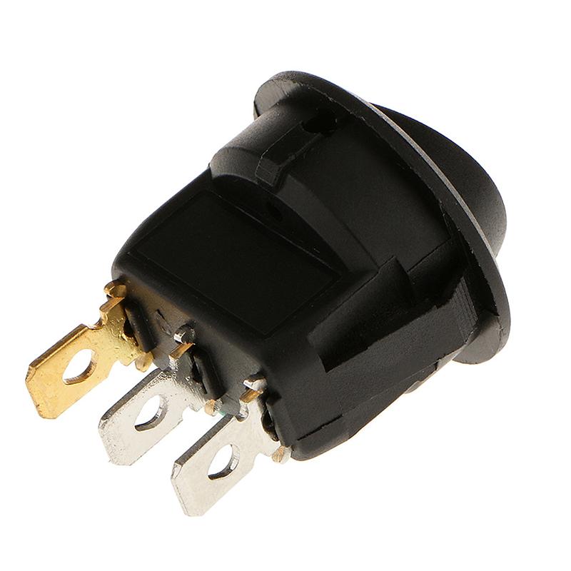 1pc KCD1-102N Car 3 Pin Rocker/Parking Off 12V DC Dashboard Switch Parking Reverse Sensor Front Rear Walking Reversing Sensors