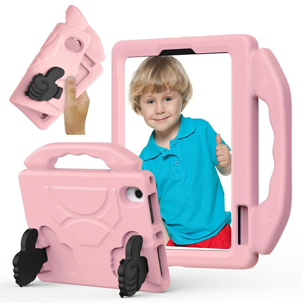 For iPad mini (2024)/(2021) Case Ultra-Soft EVA Thumb Kickstand Tablet Cover