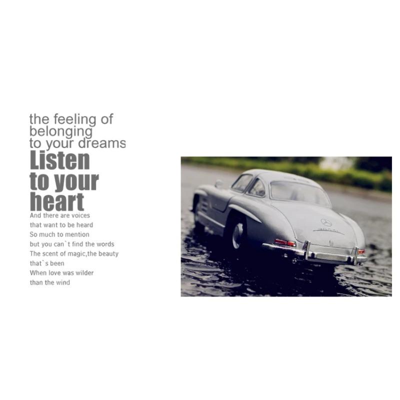 WELLY 1/24 Mercedes Benz 300SL Сплав Масштабная Модель Автомобиля Модель Литой Металл Статическая Коллекция Детская Игрушечная Машина Транспортные Средства Подарки