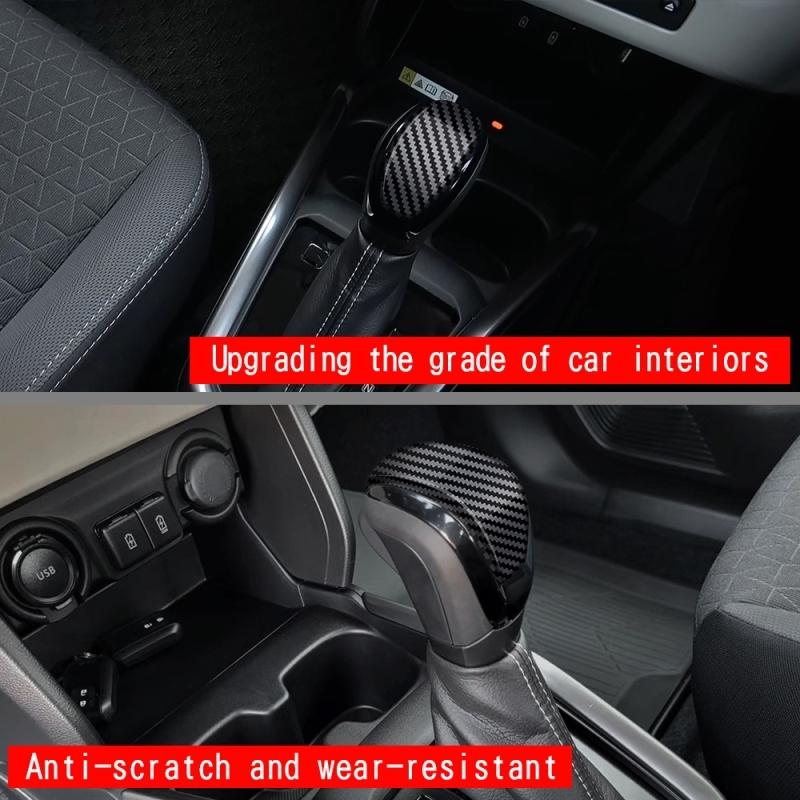Для Suzuki Fronx WDB3S WEB3S 2025 2026 ABS Карбон Рамка Панели Рычага Переключения Передач Чехол Рукоятки Рычага Переключения Передач Декоративная Накладка на Головку Аксессуары для Интерьера