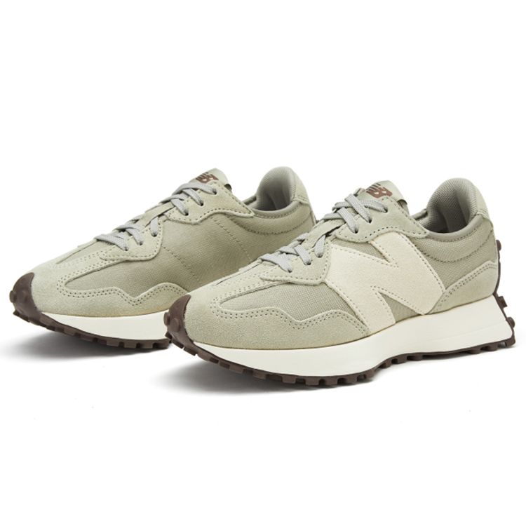 New Balance 327 Grey Oak Sea Salt Женские кроссовки WS327FC