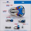УВЕЛИЧЕННАЯ 22 мм Рукоятка Катушки 8.8г, Совместима с Shimano и Daiwa (Шимано Тип А) (Дайва Тип S), Серия Аврора (Бронзовый) (HT10905)