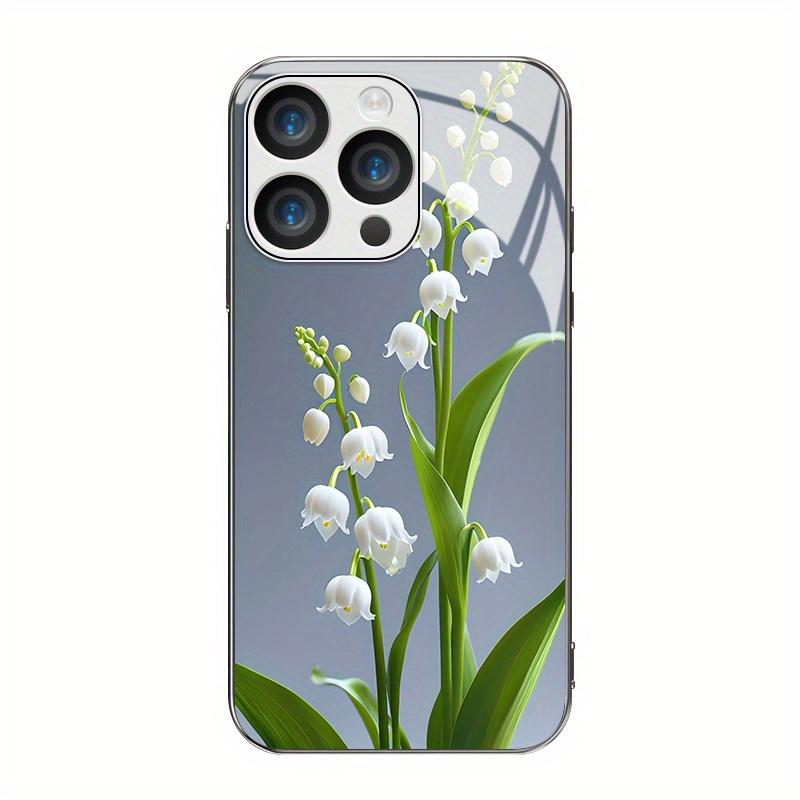 Lily of The Valley Floral Print Design Phone Cases for Iphone 16 15 14 13 12 11 X XR XS 8 7 Plus Pro Max Series