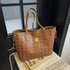 Новый модный стиль универсальная сумка-шоппер с надписью большая вместимость сумка-тоут на плечо женская сумка