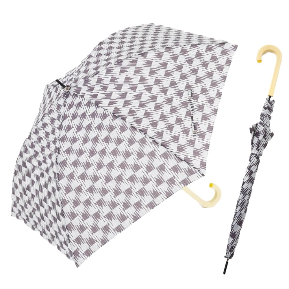Ogawa Зонт женский ультралегкий из углеродного волокна, ткань Ultra Korko Knit с силиконовой деревянной ручкой, Стиль, 58 см, Спицы, Спицы,