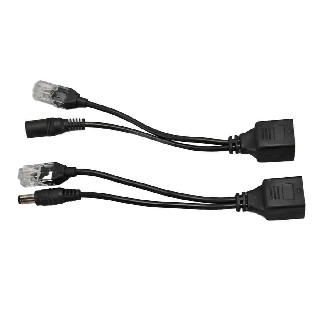 12V POE Splitter Adapter Stable Easy To Install Plug and Play Waterproof POE Splitter Adapter Male Female for IP Camera