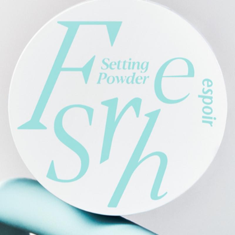Espoir [эксклюзивное предложение июня All Young Pick] Espoir Fresh Setting Powder 9 г Реклама + бесплатный Fresh Setting Fixer 30 мл [мини] 3 г