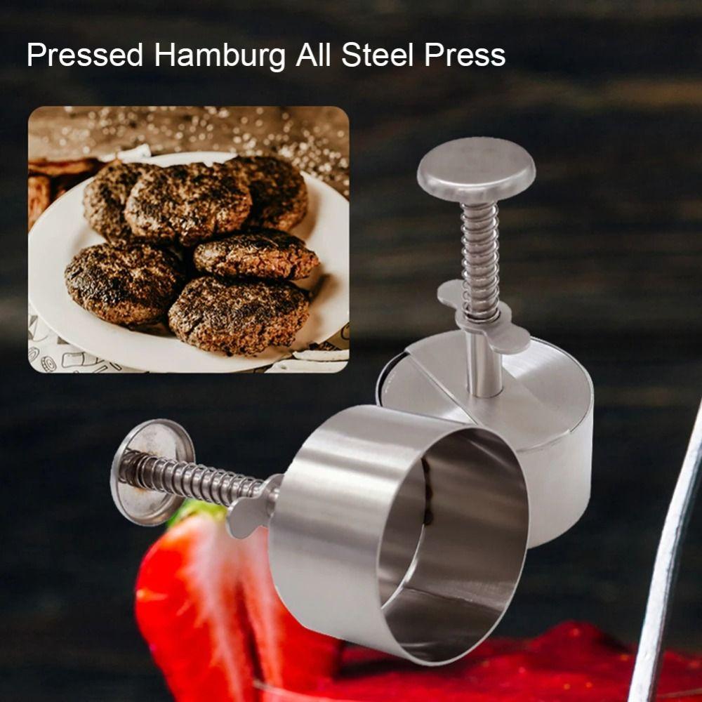 8/10/11/14cm Hamburger Press Mold Non-Stick Rice Ball Mold Thickness Burger Patty Maker Meat Tool