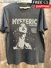 Hysteric Glamour Ретро Стиль 90-х Угольный Репринт Футболка Для Мужчин Женщин S-5XL