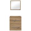 Bathroom Furniture Set with Drawers Brown 41 x 38.5 x 48 cm
