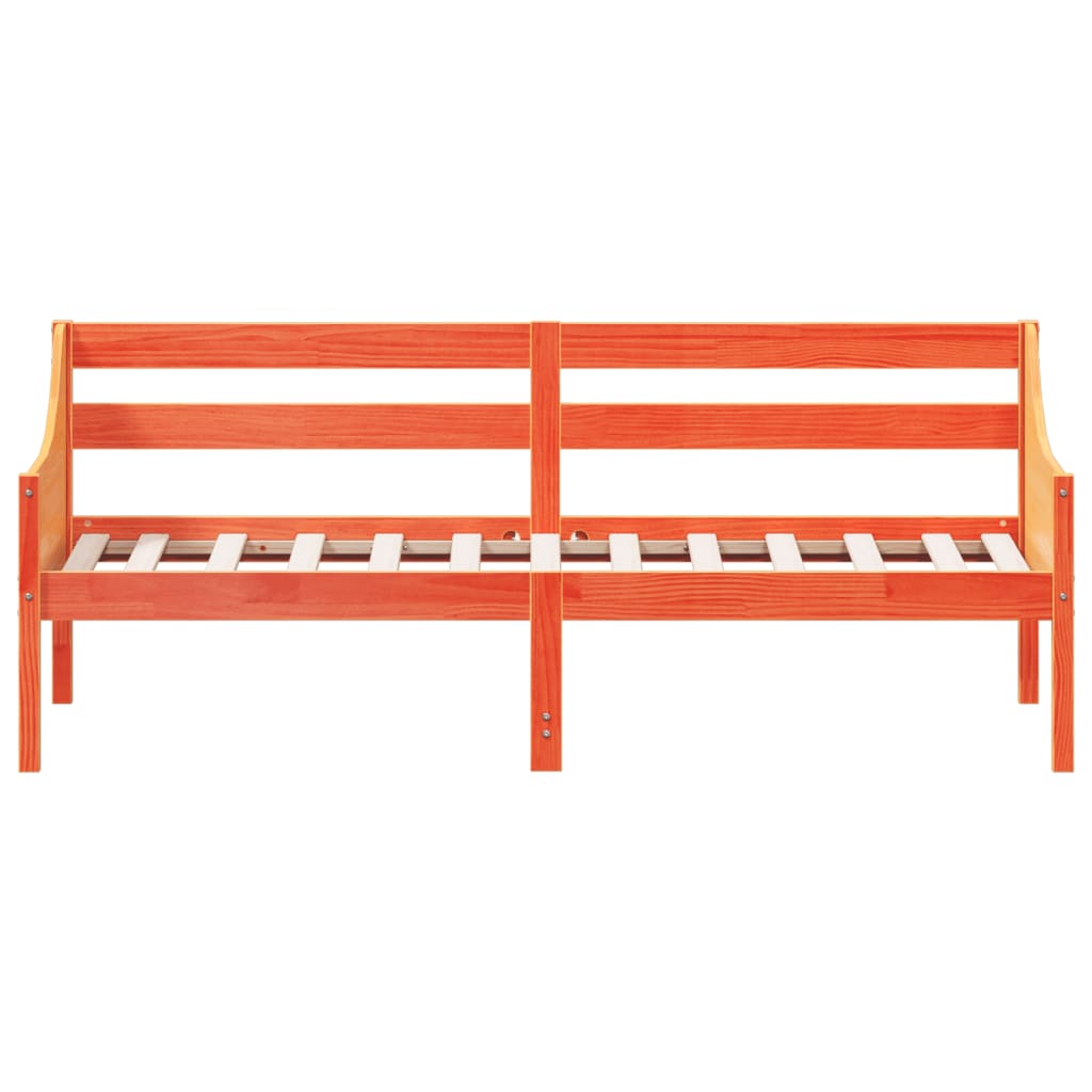 Daybed without Mattress Wax Brown 90 x 190 cm Solid Pine Wood