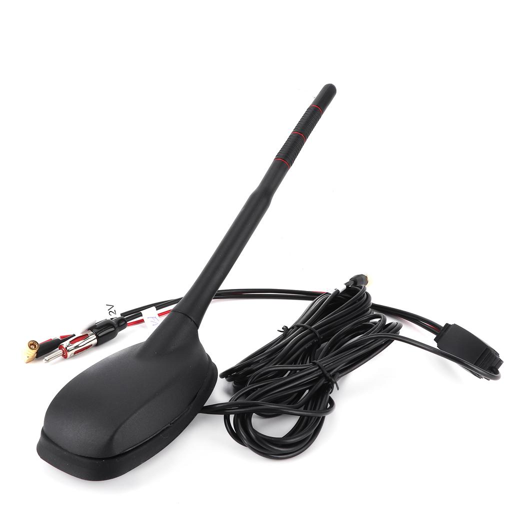 Car DAB+GPS+FM Antenna Active Amplified Top Roof Mount Waterproof Dustproof Universal