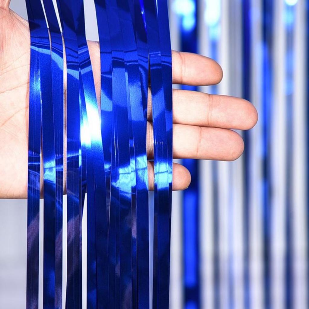 Блестящий занавес из мишуры 1×2 метра