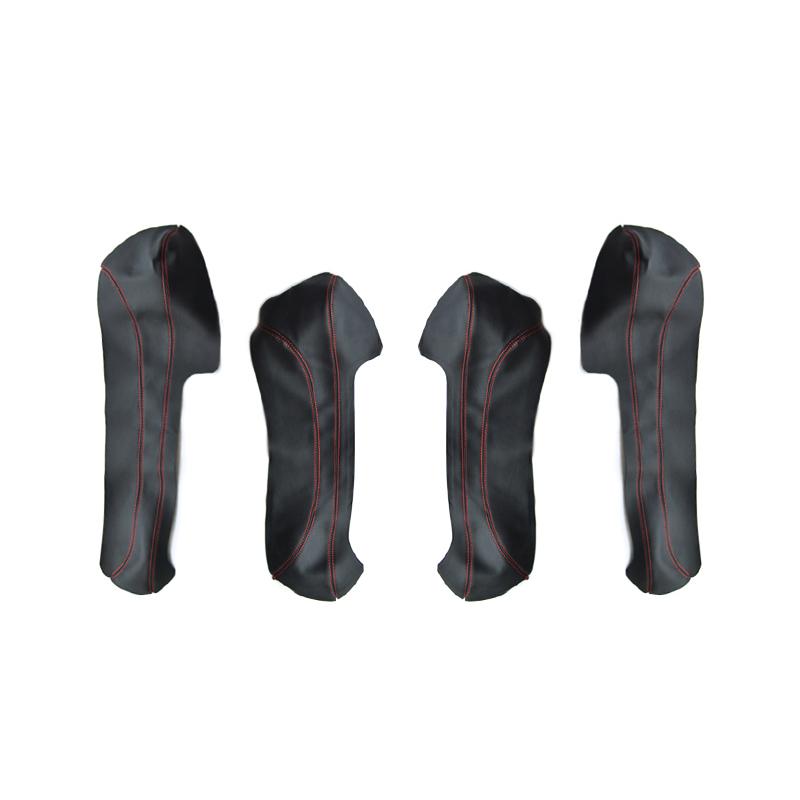 Для Nissan Slyphy Sentra 2006 2007 2008 2009 2010 2011 4 шт./компл. дверная ручка автомобиля, подлокотник, панель из микрофибры, кожа