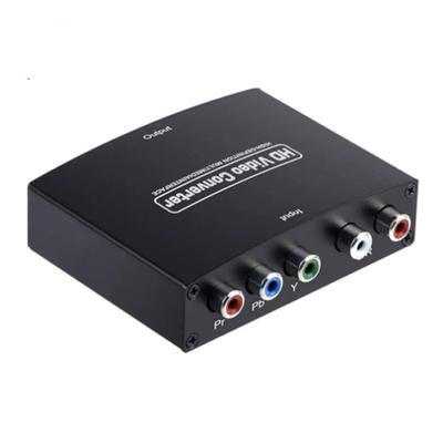SAIZHUO Комплект конвертера компонентного YPbPr в HDMI Адаптер RGB в HDMI с кабелями HDMI и компонентными для 1080 HDTV - (черный)