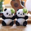 Toy Panda Plush Keychain Lightweight Filling School Travel Decoration Backpack