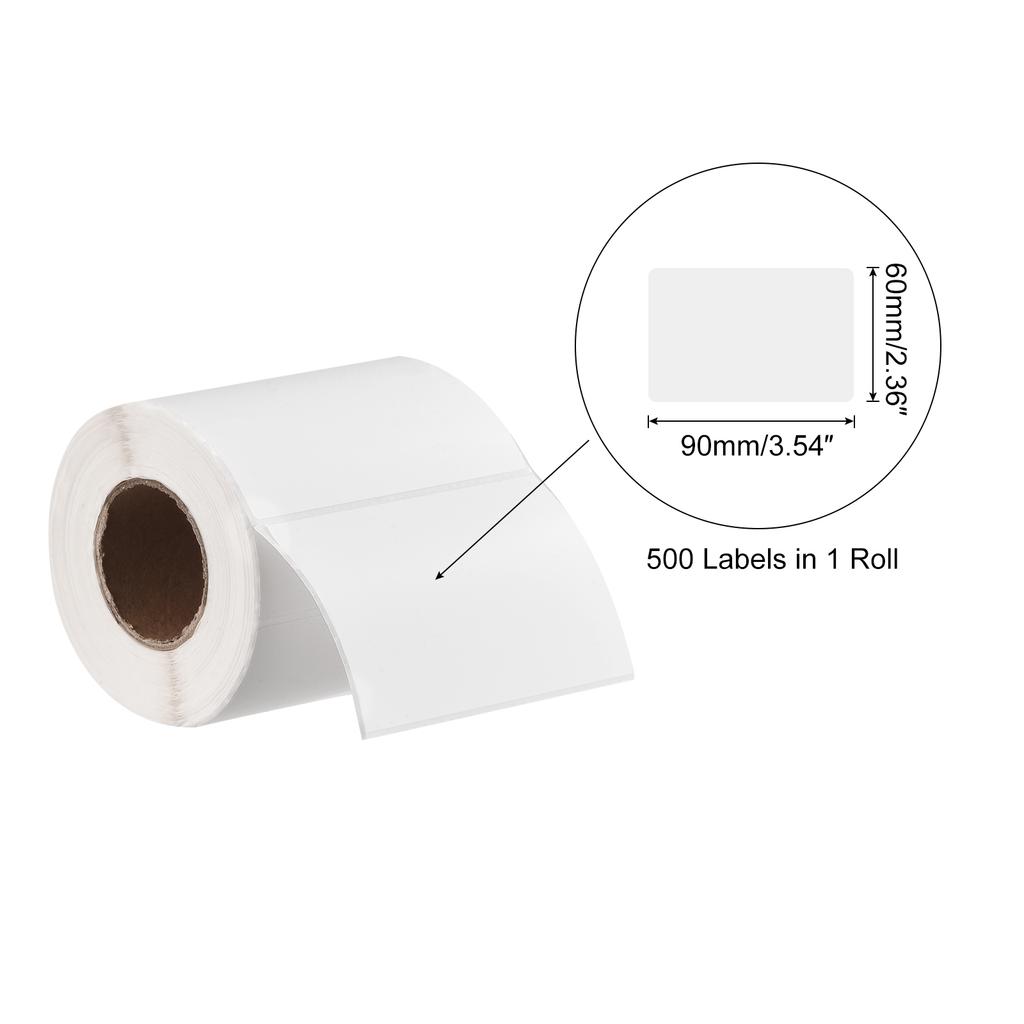 1 Roll Direct Thermal Label Shipping Stickers for Packaging Craft Projects White 250-10000 Labels Self Adhesive Thermal Labels