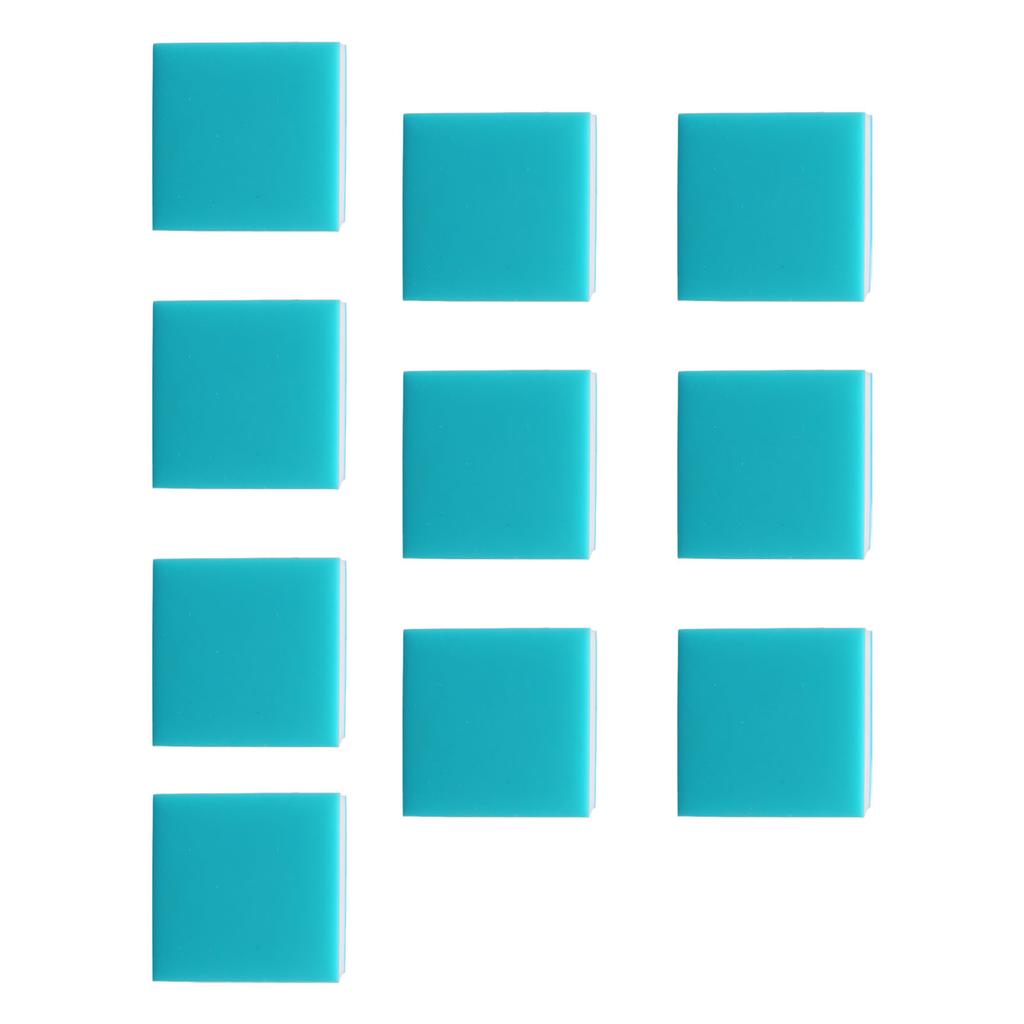 10 шт. штампов, резные блоки, мягкие резиновые гравировальные штампы для поделок, синие, белые, синие, 3 слоя