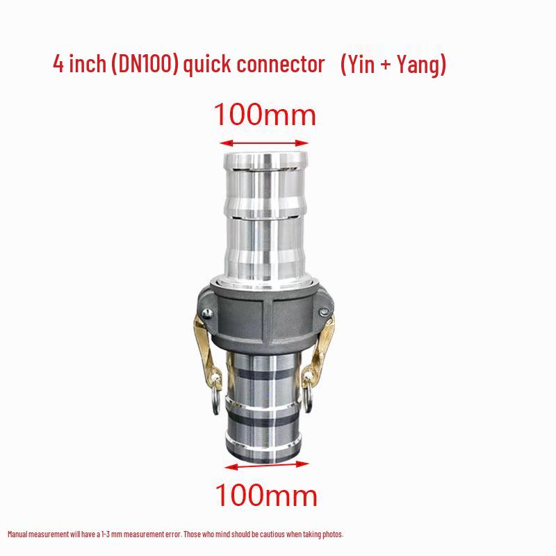 Aluminum Alloy Type C Male & Female Quick Coupler Hose Fittings with Reducing Lever
