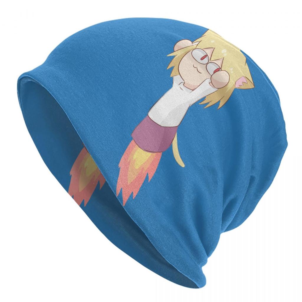 Забавная шапка-бини Neco Arc, унисекс, зимняя теплая шапка, женская вязаная шапка, уличная лыжная шапка Tsukihime, шапочки с черепами для девочек и кошек, шапки