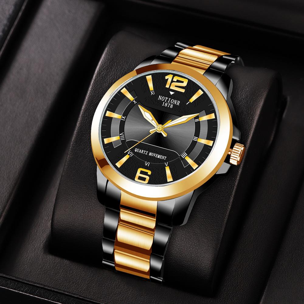 Luxury Fashion Men's Watch Simple Men's Watch Quartz Watch Stainless Steel Watch Casual Sports Men's watch