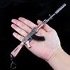 High Quality PUBG Keychain Metal Gun Model 21cm AKM QBZ95 AWM 98K Helmet Alloy Weapon Light Key Chain Birthday Gifts Toy for Kid
