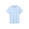 Running Series Solid Color Round Neck Moisture Wicking Breathable Short Sleeve Raglan T-Shirt Women Tops Sky-Blue 162425103-4
