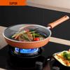 28cm titanium alloy non-stick, совместим с индукционными и газовыми плитами
