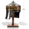 Replica Antique Medieval Armor of King Robert the Bruce 13th Century 18ga Steel Templar Display Helmet