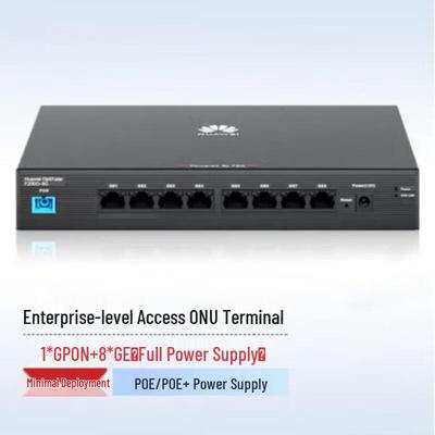 Huawei F200D-8P GPON-терминал доступа ONU 8 портов Gigabit Ethernet с поддержкой PoE