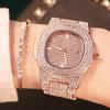 Women Watch Buling Quartz Luxury Ladies Watch Diamond Watch Rose Gold Bracelet Women Watches Clock Relogio Feminino Saati Hours