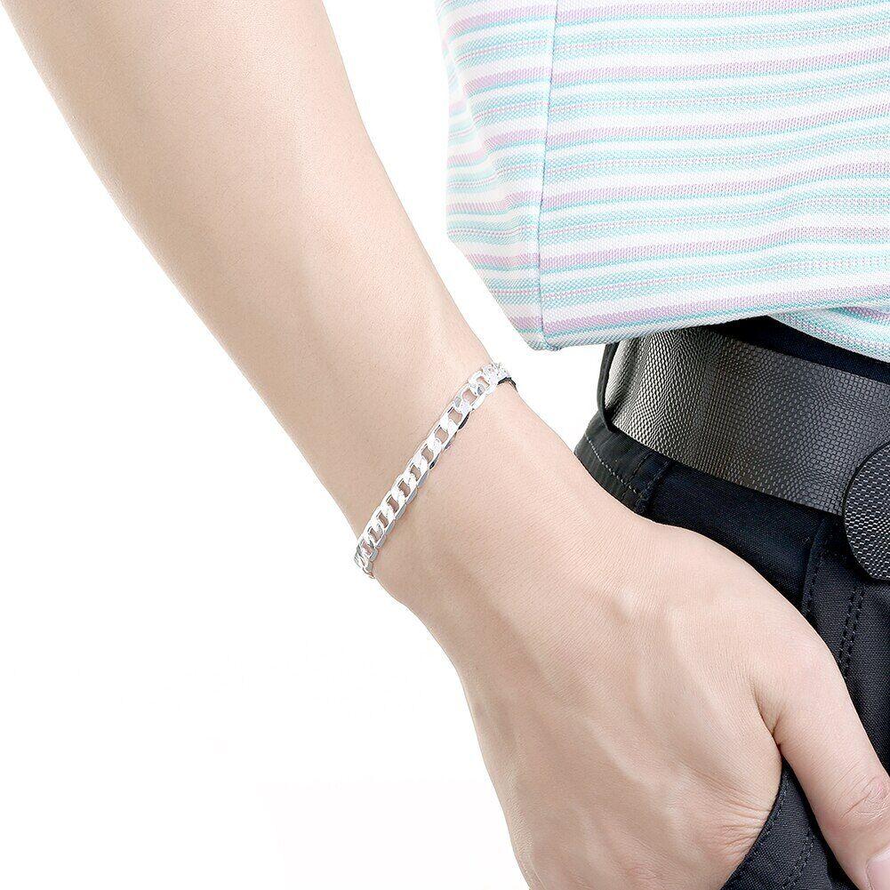 Classic 6MM Chain Bracelet for Man Woman Fashion Wedding