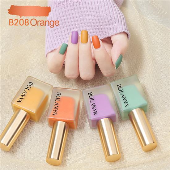Nail Polish Spring And Summer Frosted Nail Polish Water-Based Free-Bake Quick-Drying Peelable Nail Glue