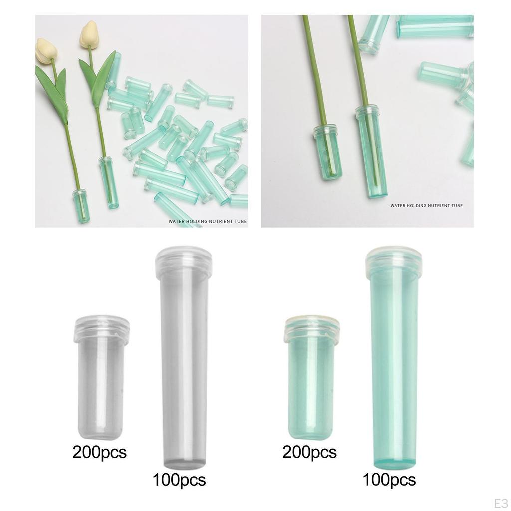 200 шт. Цветочные держатели для трубок для воды диаметром 1,8 см Цветочная композиция для украшения