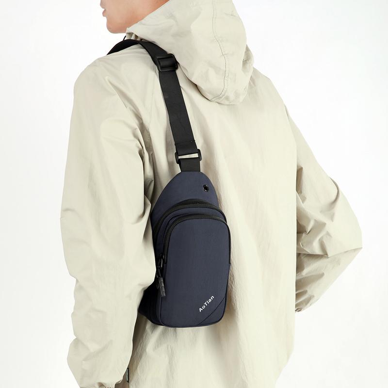 Мужская нагрудная сумка, сумка через плечо, сумка-мессенджер из Оксфорда