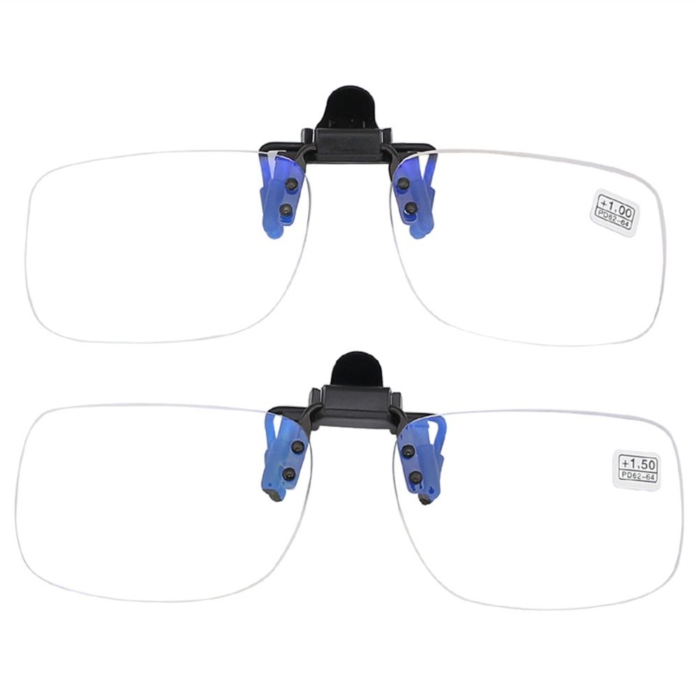 Ultra-light Clip Presbyopic Glasses Flip Up Down Magnifying Glasses Reading Glasses For Reading