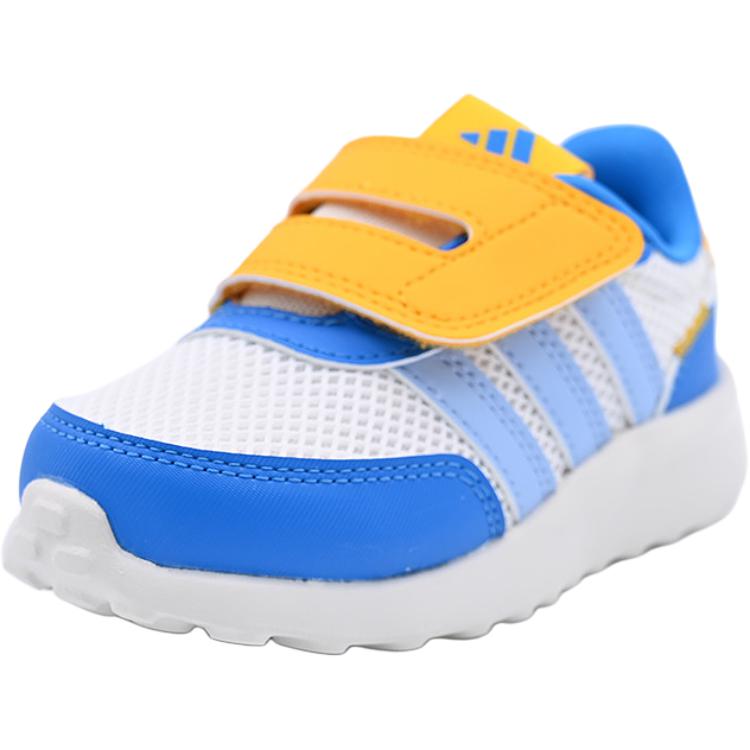 Adidas Run 70s Ac Comfortable Soft Non-Slip Durable Low-Top Walking Shoes Baby Shoes White Blue JQ6716