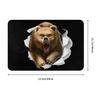 Angry Bear Doormat Anti-Slip Entrance Kitchen Bath Door Floor Mat  Garden Rug Carpet Footpad